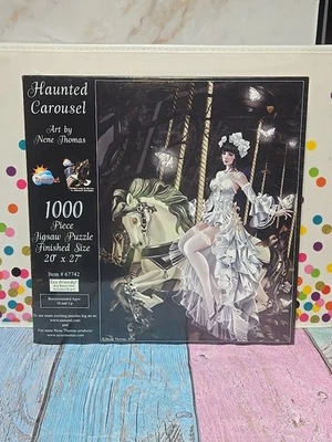 Haunted Carousel 1000 Piece Jigsaw Puzzle NIP Sealed  - Image 1 of 4