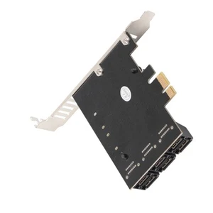 Pcie Expansion Card 8 Ports Stable Heat Dissipation Convenient Practical C DTS - Afbeelding 1 van 23