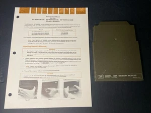 Modulo di memoria computer vintage Hewlett Packard HP 82909A serie 128k 80 - Foto 1 di 4