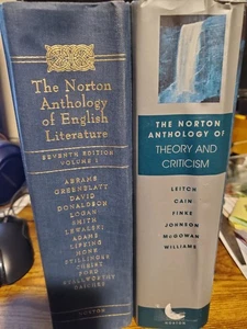  2 Norton Anthologies: English Literature 7th Ed. Vol 1 & Theory and Criticism  - Bild 1 von 10