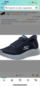 Zapatillas deportivas Skechers Go Walk Yoga Max azul marino con cordones talla 11 para hombre nuevas con etiquetas - Imagen 1 de 5