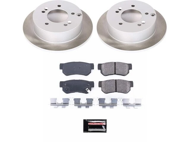 Kit de pastillas de freno trasero y rotor para Hyundai XG300 QK438ZM 2001 Foto 1 de 1
