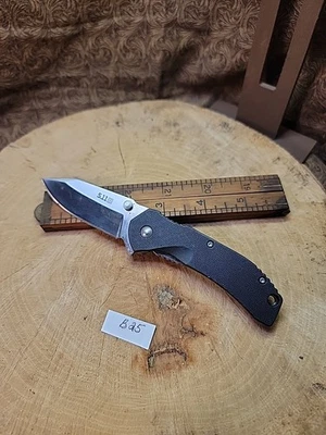 5.11 Black Silvertone Pocket Knife W Belt Clip EDC - Image 1 of 4