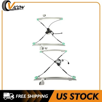 For Chrysler Town Country Dodge Power Window Regulator w/ Motor Front Left Right - Imagem 1 de 4