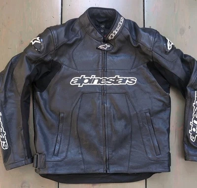 Chaqueta de cuero para motociclismo Alpinestars GP PLUS para hombre | EU 58 US 48 | LEER Foto 1 de 4