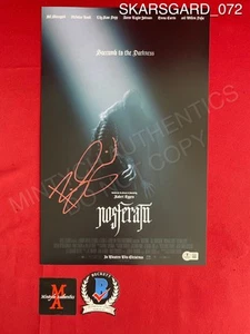 Foto firmada autografiada por Bill Skarsgard 11x17 Nosferatu Beckett certificado de autenticidad horror - Imagen 1 de 2