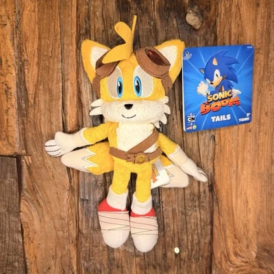 RARE NEW TOMY Sonic Boom Tails 8” Sonic The Hedgehog Sega Plush - Image 1 of 4