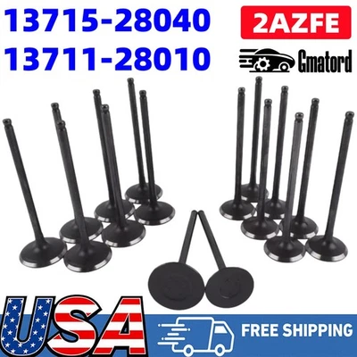 New Intake Valves & Exhaust Valves Kit For Scion tC xB Toyota RAV4 Engine 2AZ-FE — 第 1/4 张图片
