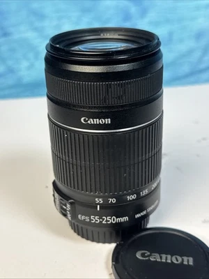 canon ef-s 55-250mm f4-5.6 is lens - Image 1 of 4