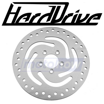 HardDrive Rear Drilled Vented Rear Brake Rotors for 2000-2007 Harley eh - Imagem 1 de 4