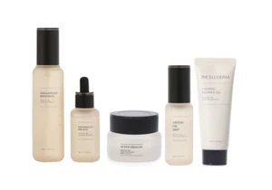 INCELLDERM Basic Cosmetics Set Suero Refuerzo Crema Aceite Gel 5p Arrugas Elásticas - Imagen 1 de 7