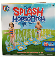 KIDS OUTDOOR WATER SPLASH HOPSCOTCH MAT 175x60cm SIMPLY ATTACH A HOSE AND PLAY