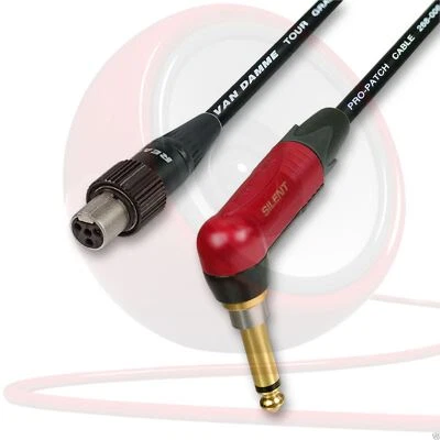 NEUTRIK, REAN, VAN DAMME Shure GLXD, Peavey PRO PCX. Cable de guitarra inalámbrico. Cable Van Damme. SILENCIOSO EN ÁNGULO