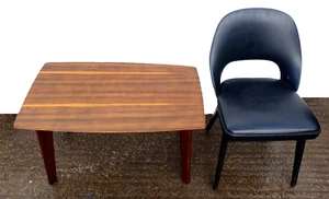 Mid Century Walnut And Teak Coffee Table - Picture 1 of 6