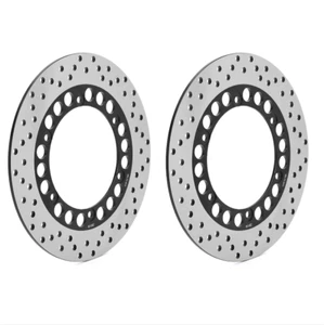 For YAMAHA 2 Front Brake Rotors Discs XJ 650 1983-1984 XV 1000 Virago 1986-1995 - Picture 1 of 8