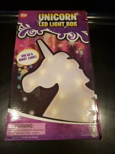 Rinco One 9.75" Unicorn LED Light Box  Night Light Bedroom Light Brand New - Picture 1 of 4