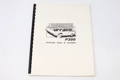 Libro catálogo piezas Lamborghini Urraco P300 REIMPRESIÓN Foto 1 de 3