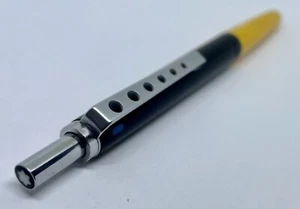 Rare Vintage MONTBLANC Carrera 570 4 Color Ballpoint Pen - Yellow & Black - Picture 1 of 16