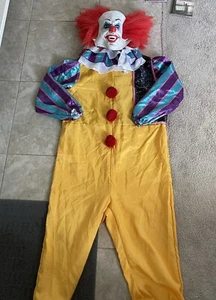 Original IT The Movie RARE Mask Full Body Suit Costume Size S/M - Picture 1 of 5