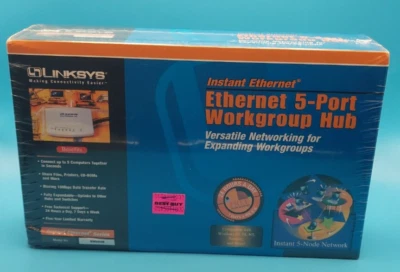 Linksys Ethernet 5-Port Workgroup Hub - EW5HUB - Brand New!! - Image 1 of 2