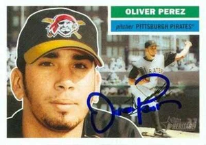 Oliver Perez autographed Baseball Card (Pirates) 2005 Topps Heritage #148 - Picture 1 of 1