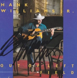 HANK WILLIAMS JR. PERFEKT SIGNIERTES AUTOGRAMMIERTES CD-BOOKLET MIT JSA COA. - Bild 1 von 2