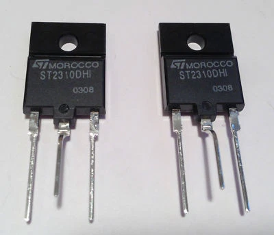 1 Stück ST2310DHI | NPN TRANSISTOR | VCBO 1500V | VCEO 600V | Ic 12A |ISOWATT218 - Bild 1 von 4