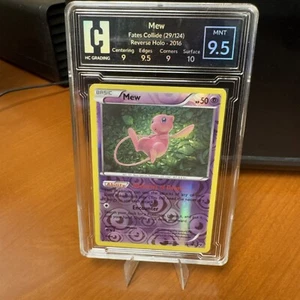 Pokemon TCG Card Mew XY Fates Collide 29/124 Reverse Holo Collectible - Picture 1 of 2