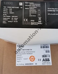V18345-302712100Z CN ABB Ventilstellungsregler einfachwirkend mit Rückmeldung Brandneu - Bild 1 von 4