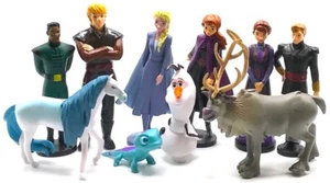 FROZEN II Juego de Figuras DISNEY PVC JUGUETE Anna ELSA Olaf SVEN Kristoff BRUNI Nokk - Imagen 1 de 4