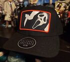 SCREAM Ghost Face hat cap GHOSTFACE One Size Black Embroidered Patch NWT