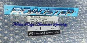 OEM JDM MAZDA MIATA ROADSTER CHROME EMBLEM DECAL BADGE ND MX-5 (USA Seller) - Picture 1 of 3