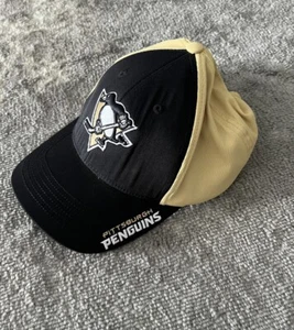 Pittsburgh Penguins Hat Cap Strapback Black Embroidered NHL Hockey Adjustable - Picture 1 of 6