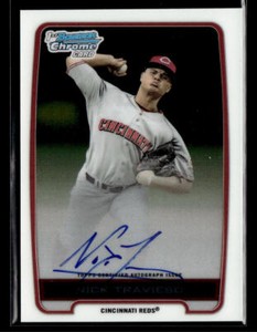2012 Bowman Chrome Draft Draft Pick Autographs #NT Nick Travieso