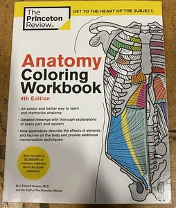 Coloring Workbooks Ser.: Anatomy Coloring Workbook, 4th Edition : An Easier and - Picture 1 of 2