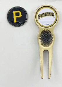MLB Golf Divot Repair Tool Bronze w/ Ballmark Pittsburgh Poirates - Picture 1 of 2