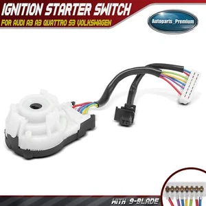 Ignition Switch for Audi A3 2015-2019 A3 Quattro S3 Volkswagen e-Golf 2017 2019 - Picture 1 of 9