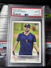 Chas McCormick 2022 Topps Series 1 135 Photo Variation SP RC Astros PSA 10 POP 4