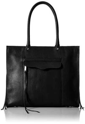 HF35ESZT01 Rebecca Minkoff Leather Medium MAB Tote Black. NWT $$265.00 - Image 1 of 4