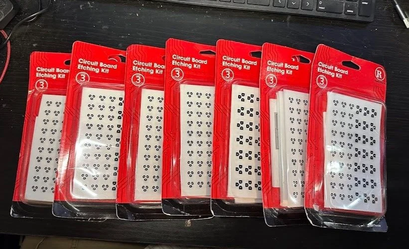 Lot of 7 - RADIO SHACK  277-0159 Circuit Board Etching Kit # 3 Advanced NOS - Image 1 of 4