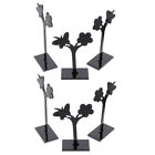  6 Pcs Home Decoration Butterfly Earrings Display Rack Stand