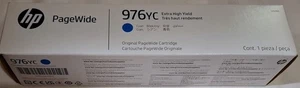 Original HP 976YC L0S29YC Cyan PageWide Pro P55250 P57750 OVP DATUM 11/2027 - Bild 1 von 2
