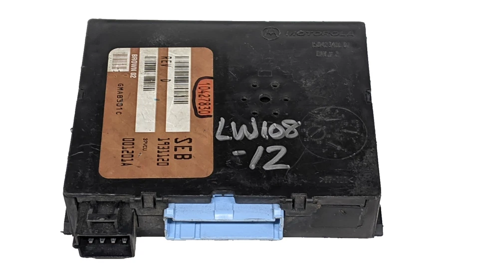 10427830 bcm bcu carrocería control ordenador módulo OEM 1997-2000 Pontiac Grand Prix Foto 1 de 2