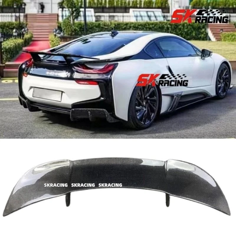 For BMW i8 2014-2020 Carbon Fiber Rear Trunk Spoiler Wing Aero GT Style Rear Lid - Image 1 of 1