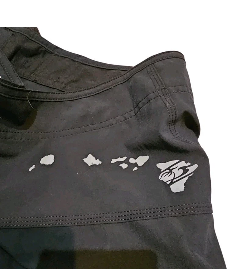 Honolua Pantalones Cortos Para Hombres 42 Negro Surf Playa Tabla Bañador Cadena Isla Hawaiana  Foto 1 de 4