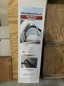 WeatherTech Side Window Deflectors for Nissan Rogue - Dark Tint, 82769 - Picture 1 of 4