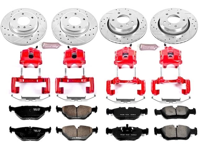 Kit de pastillas de freno y rotor delanteras y traseras para BMW 328Ci FX665RT 2000 Foto 1 de 1