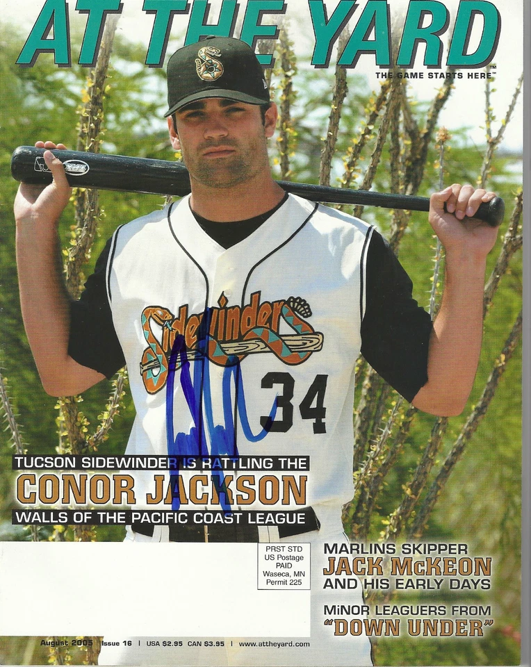 REVISTA FIRMADA POR CONOR JACKSON SIDEWINDERS DIAMONDBACKS 2 Foto 1 de 1