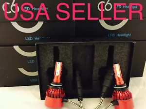 9006 HB4 Size LED Car Truck Headlight Bulbs HID 6k 6000k OPT7 Headlamp 2x Bulb - Picture 1 of 9