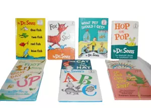 Dr. Seuss Childrens Hardcover Books Lot Of 10 Cat In The Hat Hop On Pop Others - Picture 1 of 13
